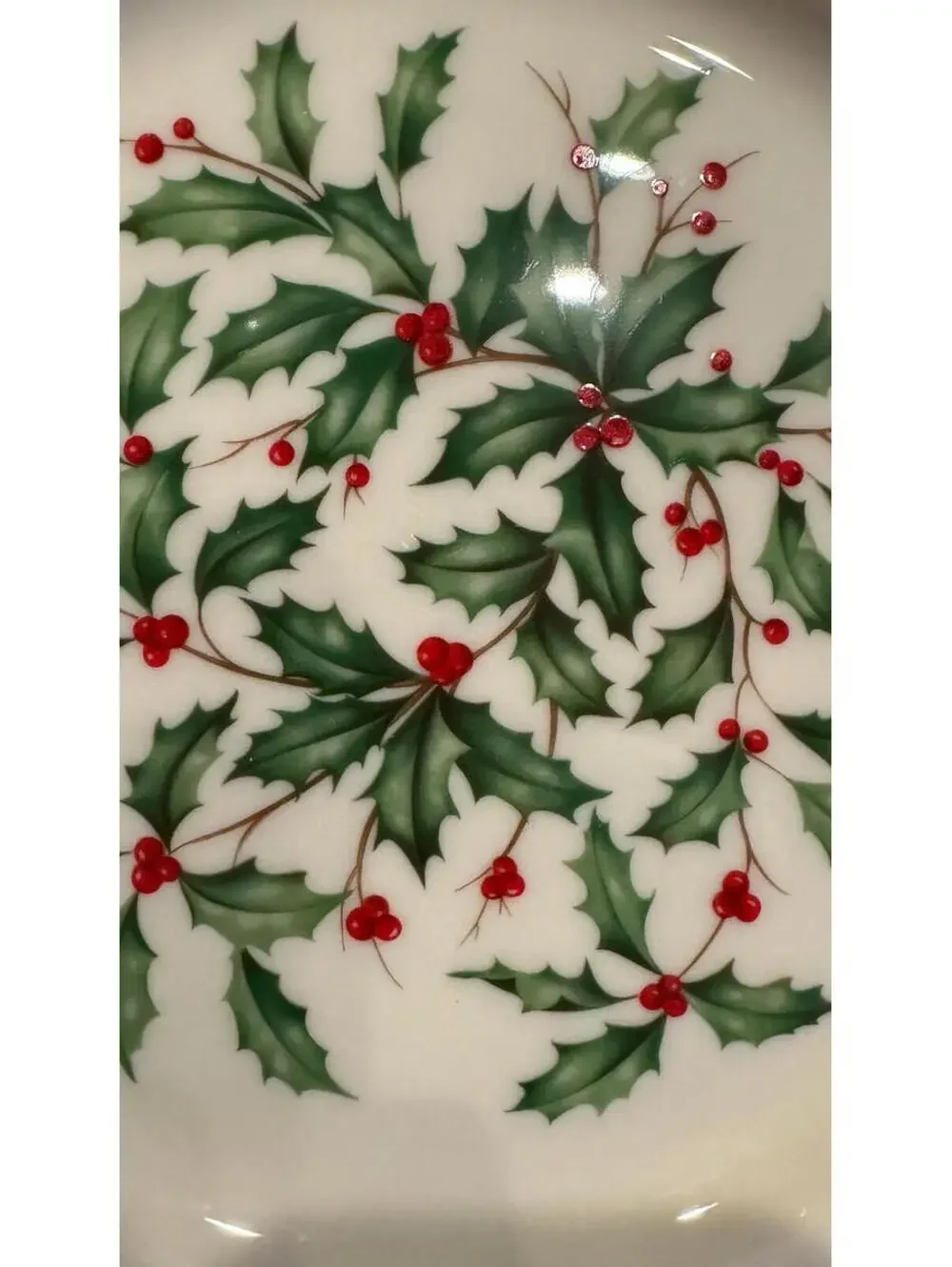 Vintage Lenox Holiday Holly and Berry Dinner Plate Special Presidential